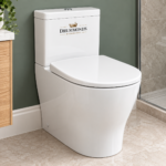 Drummonds Bathrooms Kameo Close Coupled Close-to-Wall Pan - Image 4